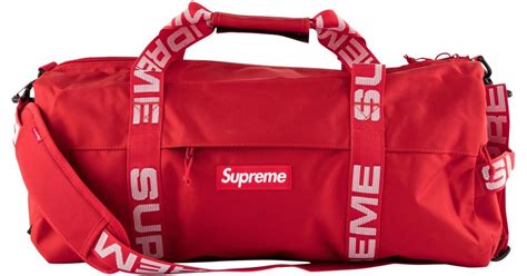 supreme duffle bag ss18 fake|is a supreme bag genuine.